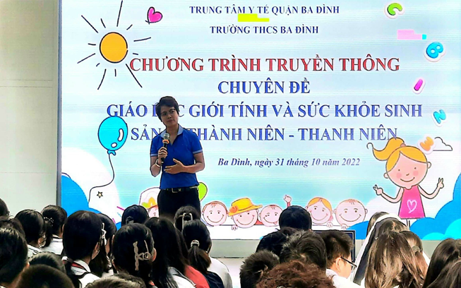 Giáo dục giới tính - Chăm sóc sức khỏe sinh sản vị thành niên tại trường THCS Ba Đình
