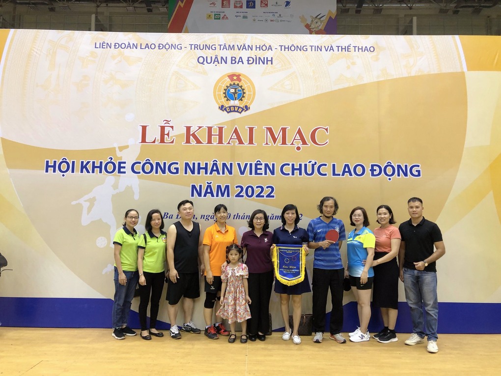 Trường THCS Ba Đình phấn khởi tham gia Hội khỏe CNVCLĐ quận Ba Đình năm 2022