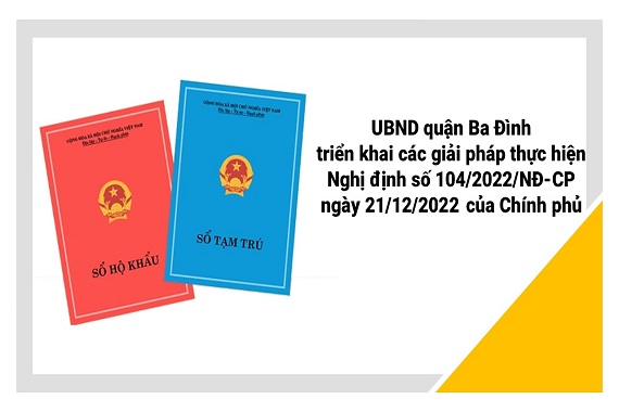 Trường THCS Ba Đình nghiêm túc thực hiện chỉ đạo của UBND quận Ba Đình về những quy định liên quan đến bỏ sổ hộ khẩu, sổ tạm trú giấy