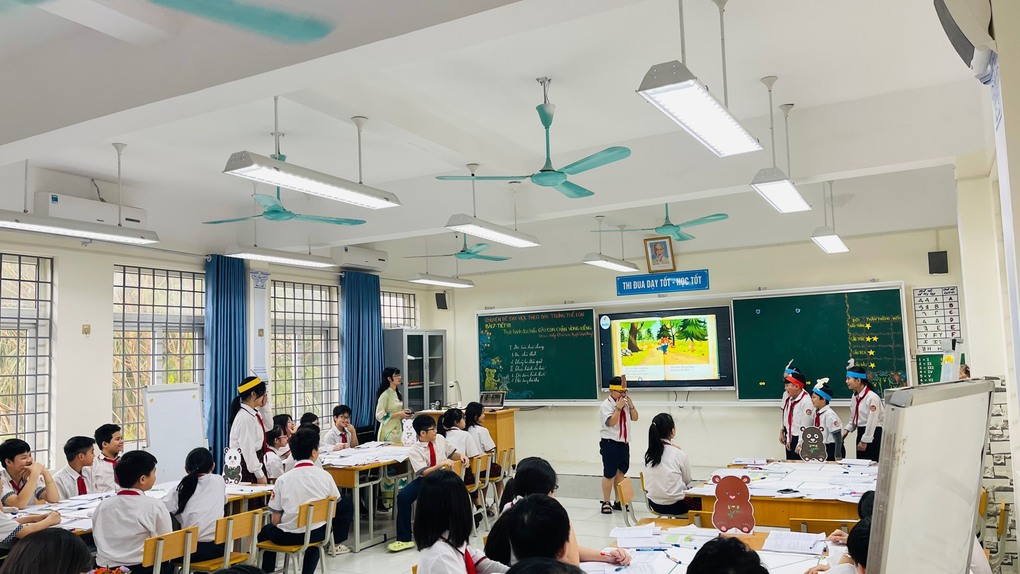 Trường THCS Ba Đình tổ chức thành công chuyên đề cấp Quận môn Ngữ Văn 6 - Bộ sách Cánh Diều