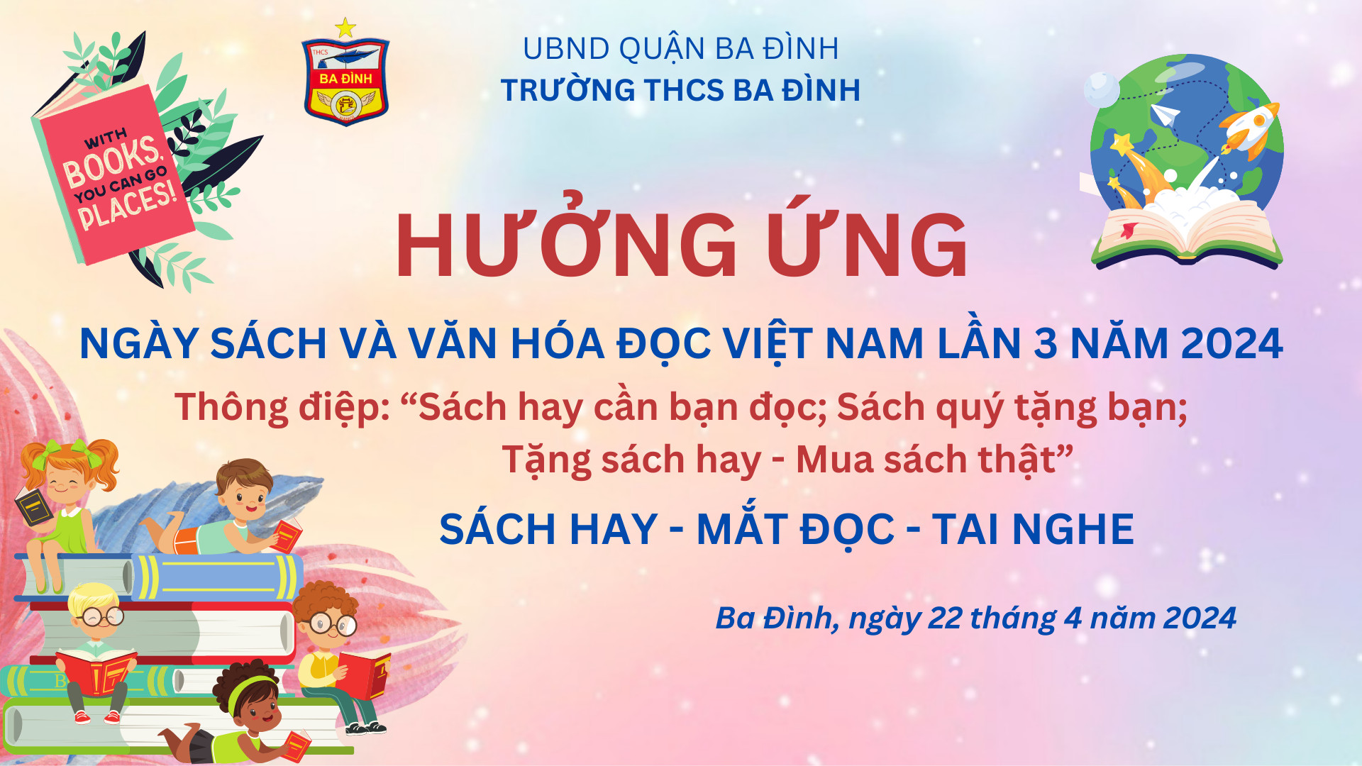 Tuyên truyền về sự ra đời và ý nghĩa của Ngày sách và Văn hóa đọc Việt Nam 21/4