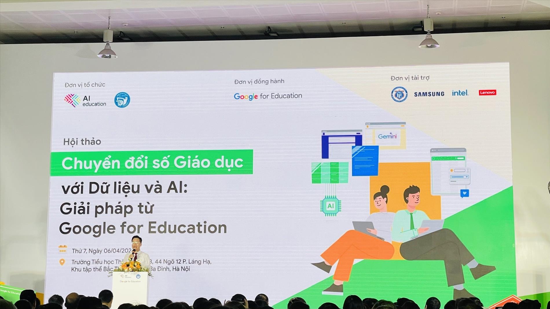 Giáo viên trường THCS Ba Đình tham dự Hội thảo “Chuyển đổi số giáo dục với dữ liệu và AI: Giải pháp từ Google for Education”