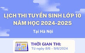UBND thành phố Hà Nội ban hành kế hoạch tuyển sinh vào lớp 10 trung học phổ thông năm học 2024-2025